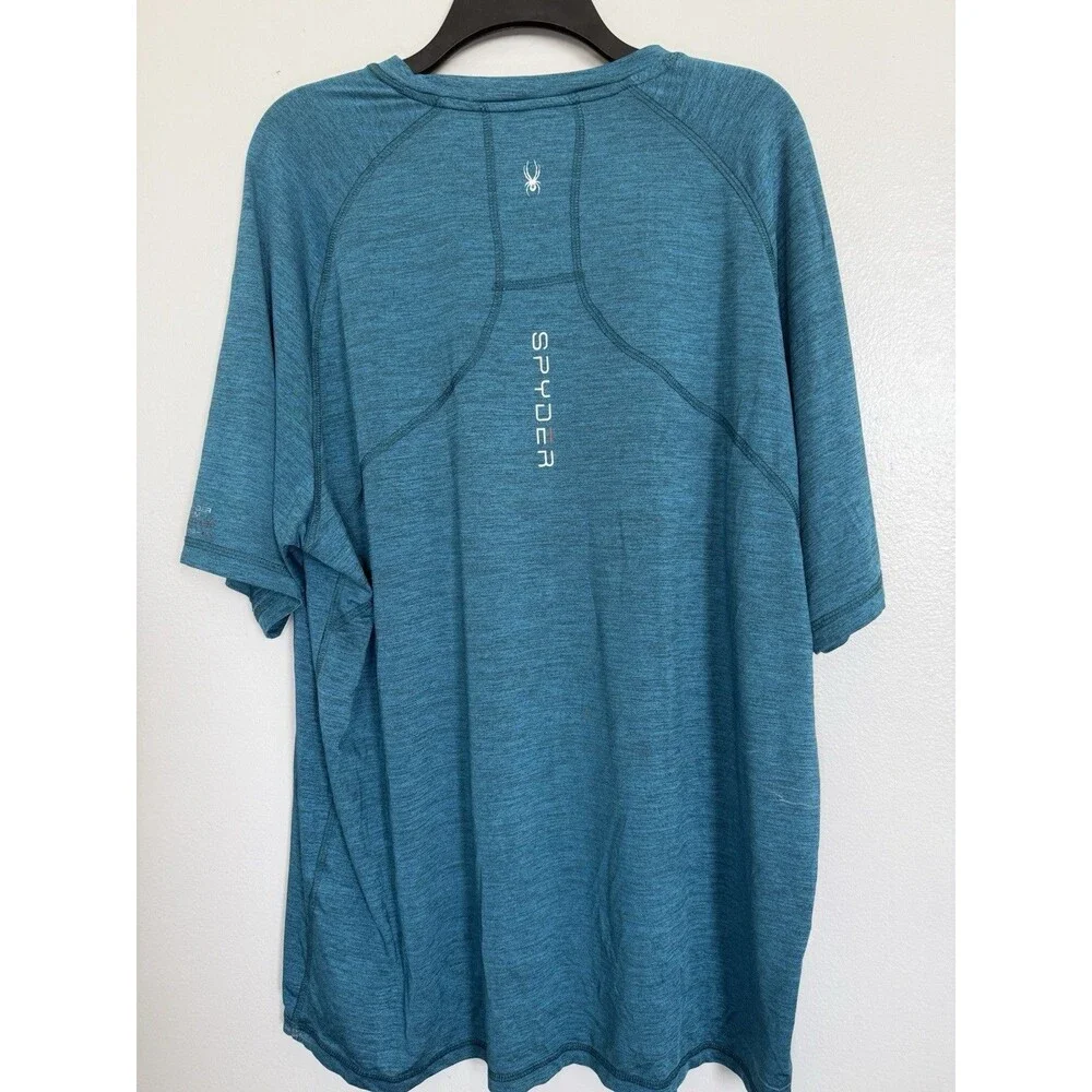 Spyder Swim Rash Guard Tee Men’s Sz XXL Surf Sand Sun UPF+30